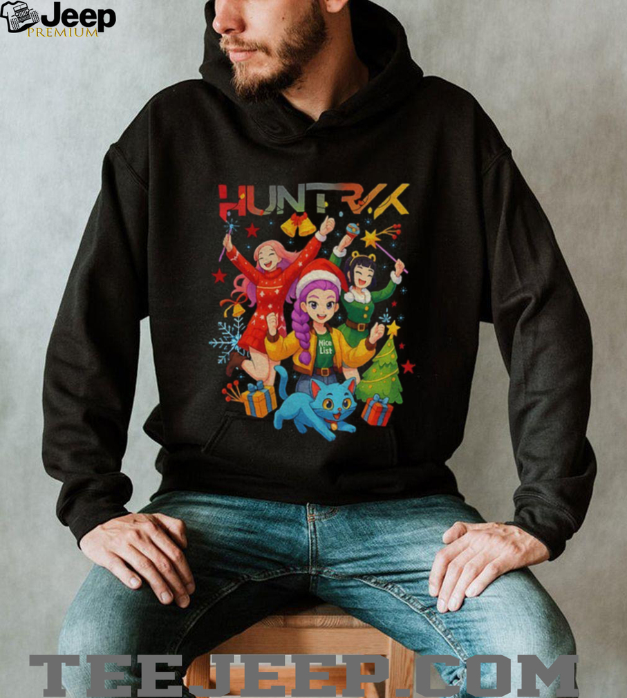 Huntrix K Pop Demon Hunters Christmas Cute Kawaii Holiday shirt Huntrix K Pop Demon Hunters Christmas Cute Kawaii Holiday shirt
