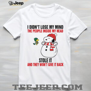 I Didn't Lose My Mind The People Inside My Head Stole It And They Won't Give It Back T Shirt