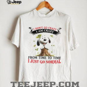I Don’t Go Crazy I Am Crazy From Time To Time I Just Go Normal T Shirt