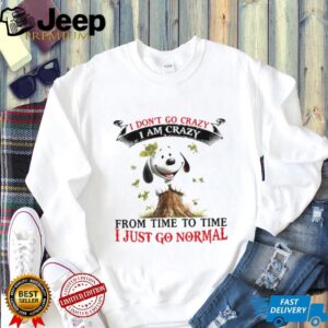 I Don’t Go Crazy I Am Crazy From Time To Time I Just Go Normal T Shirt