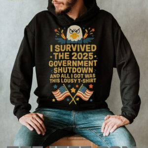 I Survived 2025 Government Shutdown and all I got was this lousy American flag shirt