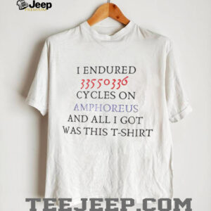 I endured 33550336 cycles on amphoreus and all I got was this shirt