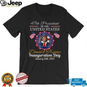 Inauguration Day Shirt, President Trump 47th Tee, Political Shirt Dark 681879