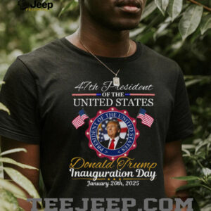 Inauguration Day Shirt, President Trump 47th Tee, Political Shirt Dark 681879