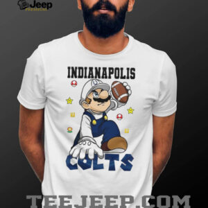 Indianapolis Colts NFL x Super Mario Bros Mashup T Shirt Indianapolis Colts NFL x Super Mario Bros Mashup T Shirt