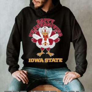 Iowa State Cyclones Happy Thanksgiving Turkey TShirt Iowa State Cyclones Happy Thanksgiving Turkey TShirt