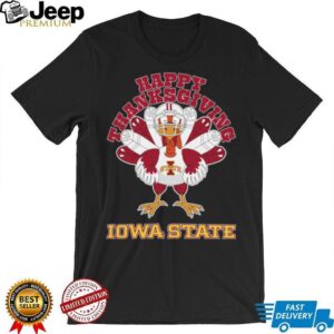 Iowa State Cyclones Happy Thanksgiving Turkey TShirt