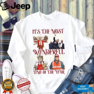 It's The Most Wonderful Time of Year, Humorous Trump Christmas Shirt, Trump 47th President Shirt Bright T1753
