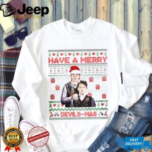 Jack Hughes Luke Hughes New Jersey Ice Hockey Have A Merry Devils Mas shirt