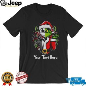 Jack Skellington and Grinch mashup The Nightmare Before Christmas shirt