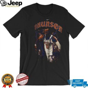 Jalen Brunson 11 New York Knicks Nike Basketball City Skyline Storm vintage shirt Jalen Brunson 11 New York Knicks Nike Basketball City Skyline Storm vintage shirt