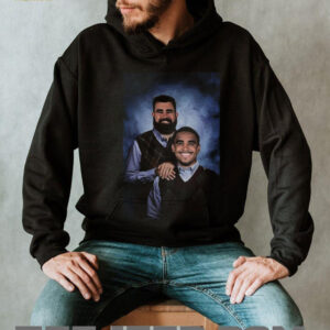 Jason Kelce and Jalen Hurts Philadelphia Football Step Bros Funny shirt