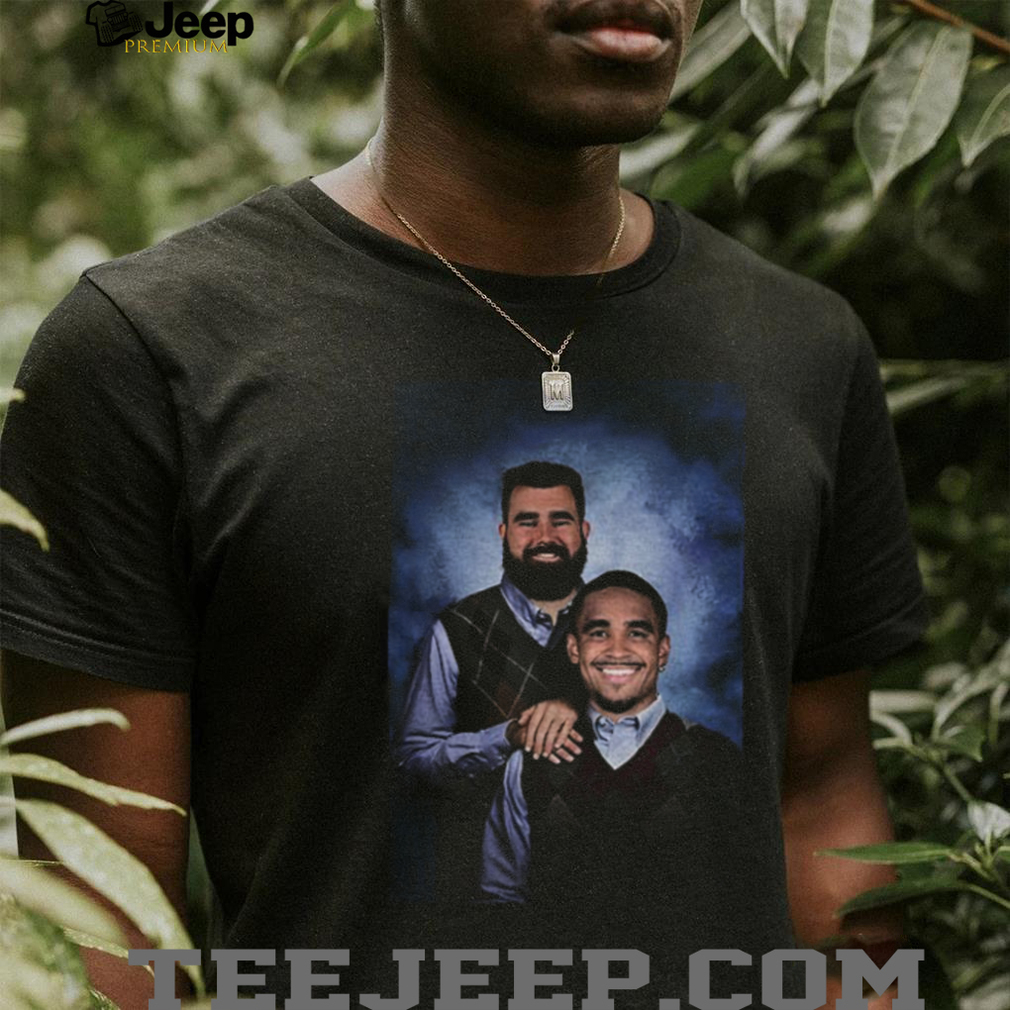 Jason Kelce and Jalen Hurts Philadelphia Football Step Bros Funny shirt Jason Kelce and Jalen Hurts Philadelphia Football Step Bros Funny shirt
