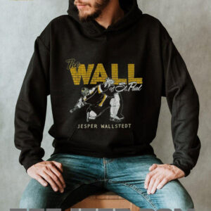 Jesper Wallstedt The wall of St Paul Minnesota Wild NHL Hockey 2025 shirt