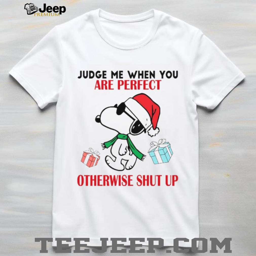 Judge Me When You Are Perfect Otherwise Shut Up T Shirt Judge Me When You Are Perfect Otherwise Shut Up T Shirt