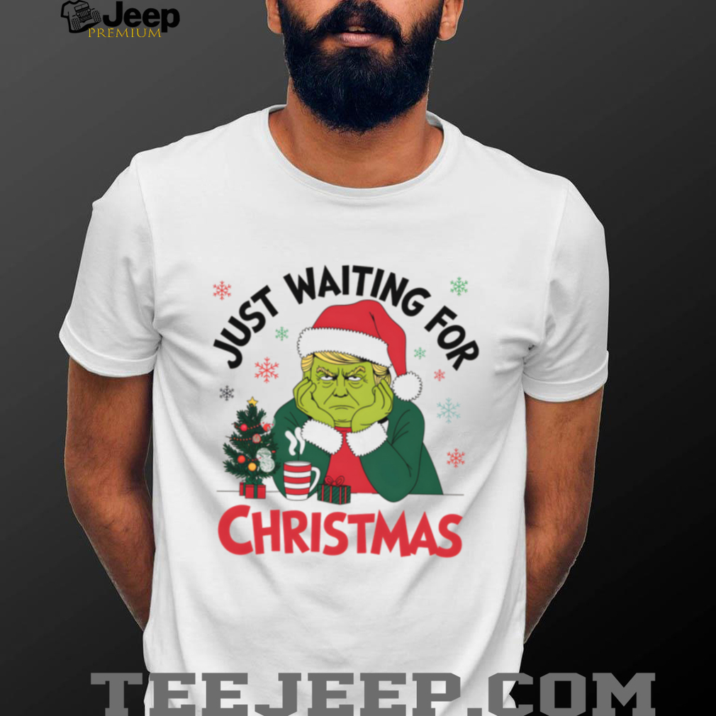Just Waiting For Christmas Shirt, Trump Grinchmas Shirt, Retro Funny Trump 2024 Ugly Shirt T1569 Just Waiting For Christmas Shirt, Trump Grinchmas Shirt, Retro Funny Trump 2024 Ugly Shirt T1569