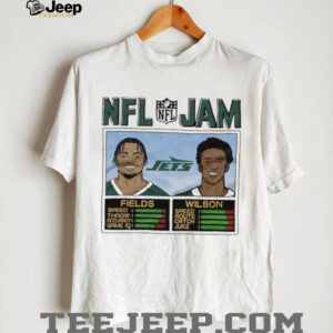 Justin Fields and Garrett Wilson NFL Jam New York Jets shirt