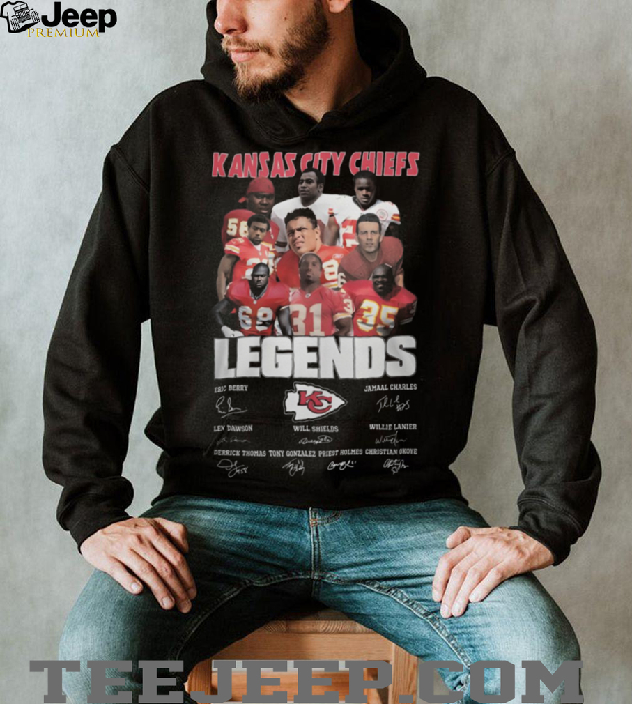 Kansas City Chiefs Legends Eric Berry, Jamaal Charles, Len Dawson & More Graphic Tee Kansas City Chiefs Legends Eric Berry, Jamaal Charles, Len Dawson & More Graphic Tee