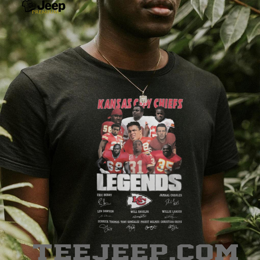 Kansas City Chiefs Legends Eric Berry, Jamaal Charles, Len Dawson & More Graphic Tee Kansas City Chiefs Legends Eric Berry, Jamaal Charles, Len Dawson & More Graphic Tee