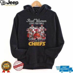 Kansas City Chiefs Real Women Love Football Smart Women Love The Chiefs Signatures T shirt Kansas City Chiefs Real Women Love Football Smart Women Love The Chiefs Signatures T shirt