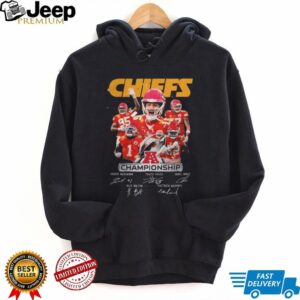 Kansas City Chiefs Super Bowl Champions Team Signatures T Shirt