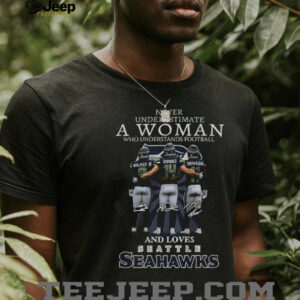 Kenneth Walker III D’Wayne Eskridge Jaxon Smith Njigba Seattle Seahawks Never underestimate a woman who understands football signatures shirt
