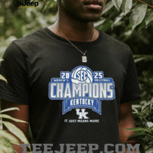 Kentucky Wildcats 2025 Sec Volleyball Regular Season Champions Locker Room T shirt