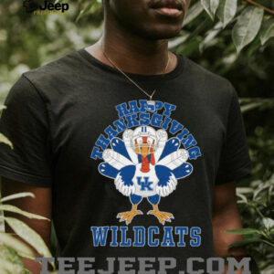 Kentucky Wildcats Happy Thanksgiving Turkey TShirt
