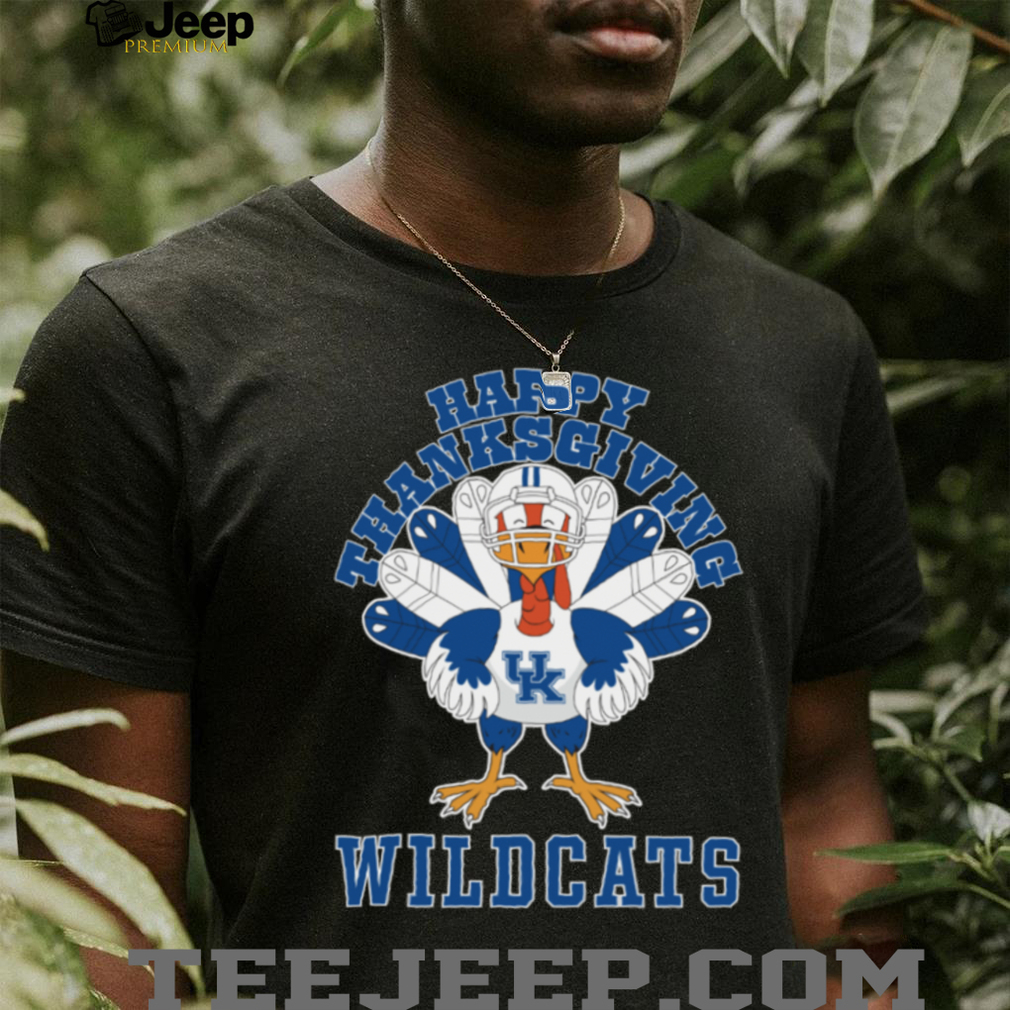 Kentucky Wildcats Happy Thanksgiving Turkey TShirt Kentucky Wildcats Happy Thanksgiving Turkey TShirt