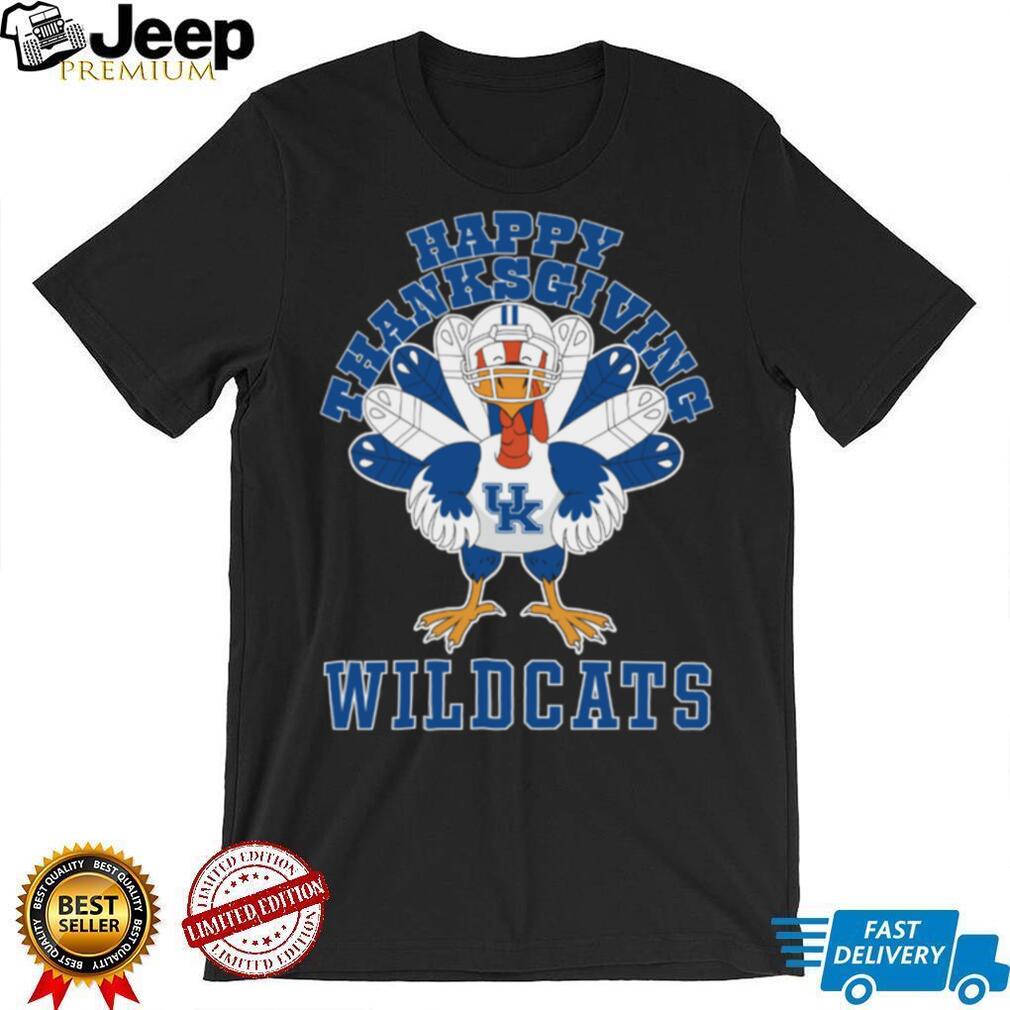 Kentucky Wildcats Happy Thanksgiving Turkey TShirt Kentucky Wildcats Happy Thanksgiving Turkey TShirt