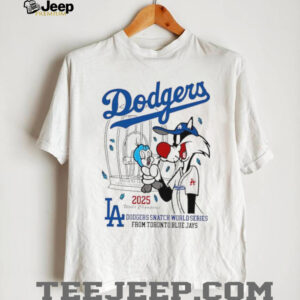 LA Dodgers snatch World Series from Toronto Blue Jays mascot 2025 shirt