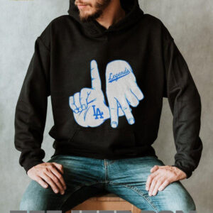 LA hand sign legends Los Angeles Dodgers MLB Baseball 2025 shirt