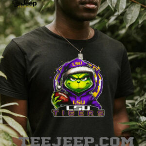 LSU Tigers Grinch Christmas Football Shirt