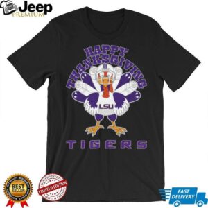 LSU Tigers Happy Thanksgiving Turkey TShirt