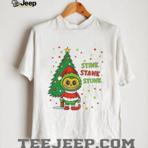 Labubu Elf Xmas Stink stank stunk Christmas shirt