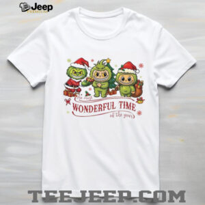 Labubu Monster The Most Wonderful Time Of The Year Merry Christmas shirt