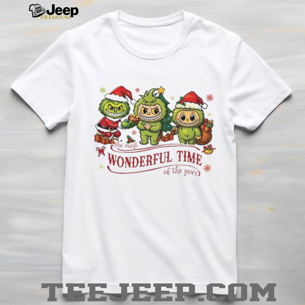 Labubu Monster The Most Wonderful Time Of The Year Merry Christmas shirt Labubu Monster The Most Wonderful Time Of The Year Merry Christmas shirt
