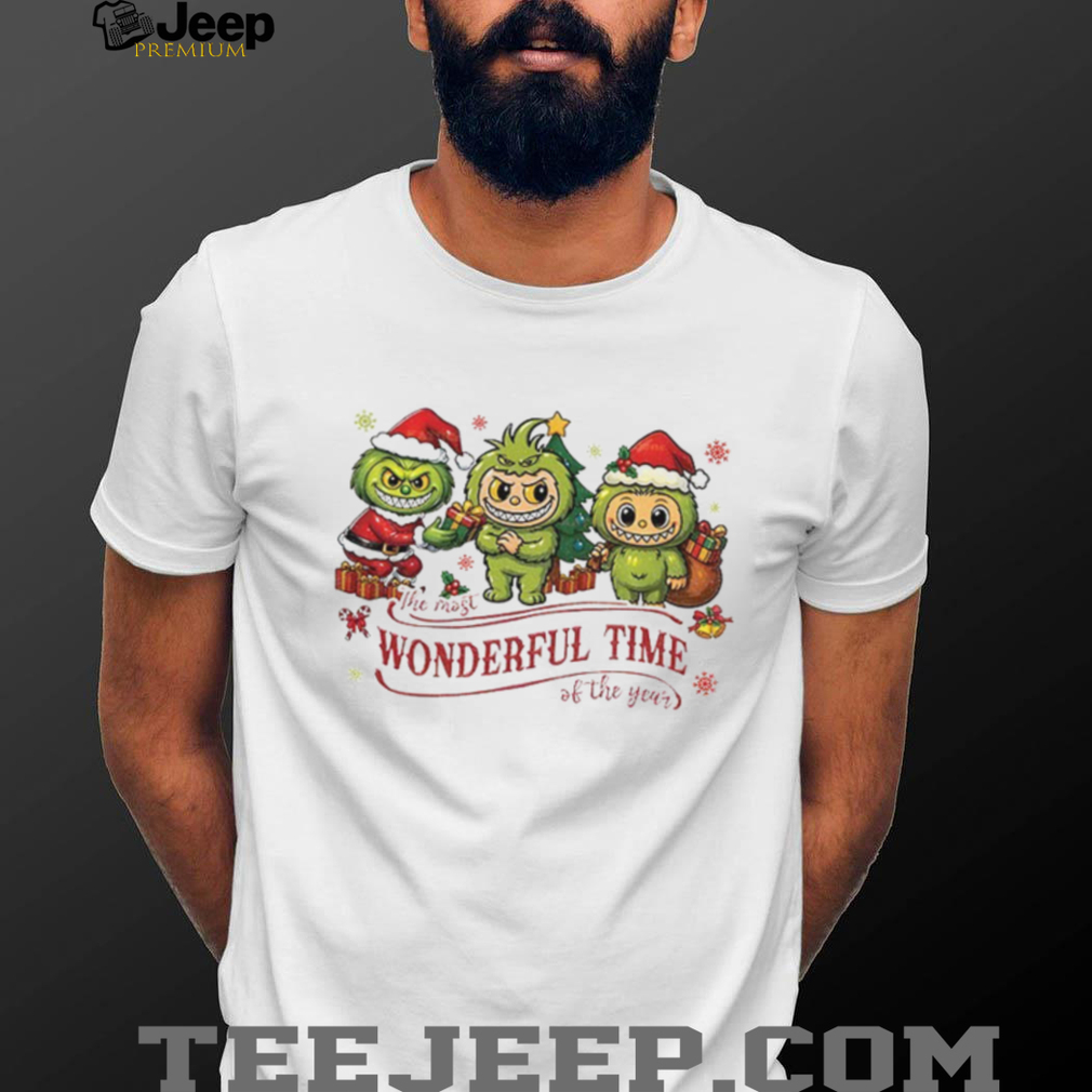 Labubu Monster The Most Wonderful Time Of The Year Merry Christmas shirt Labubu Monster The Most Wonderful Time Of The Year Merry Christmas shirt