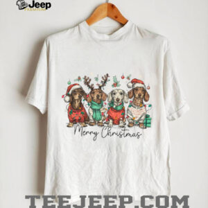 Let’s Get Lit Dogs Merry Christmas T Shirt