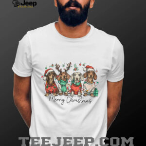 Let's Get Lit Dogs Merry Christmas T Shirt