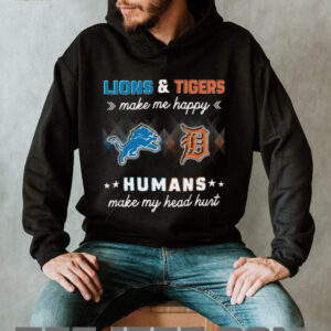 Lions & Tigers Make Me Happy T Shirt