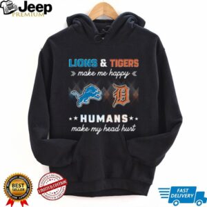 Lions & Tigers Make Me Happy T Shirt