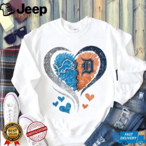 Lions and Tigers Split Heart Tee