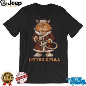 Litter’s full cats Christmas meme shirt