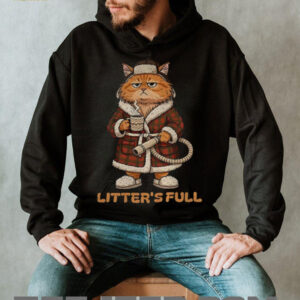 Litter’s full cats Christmas meme shirt