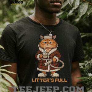 Litter’s full cats Christmas meme shirt