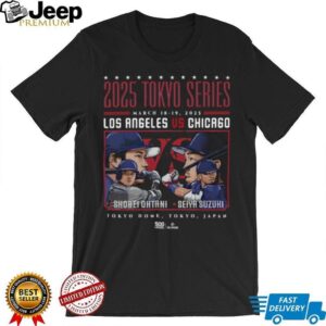 Los Angeles Baseball Shop Shohei Ohtani Vs Seiya Suzuki 2025 Tokyo Series T Shirt