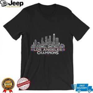 Los Angeles Baseball World Champions Team Series 2025 LA City Skyline shirt