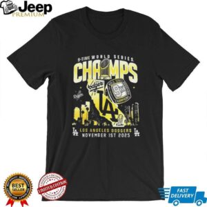 Los Angeles Dodgers 9X World Series Champions 2025 2 Sided shirt