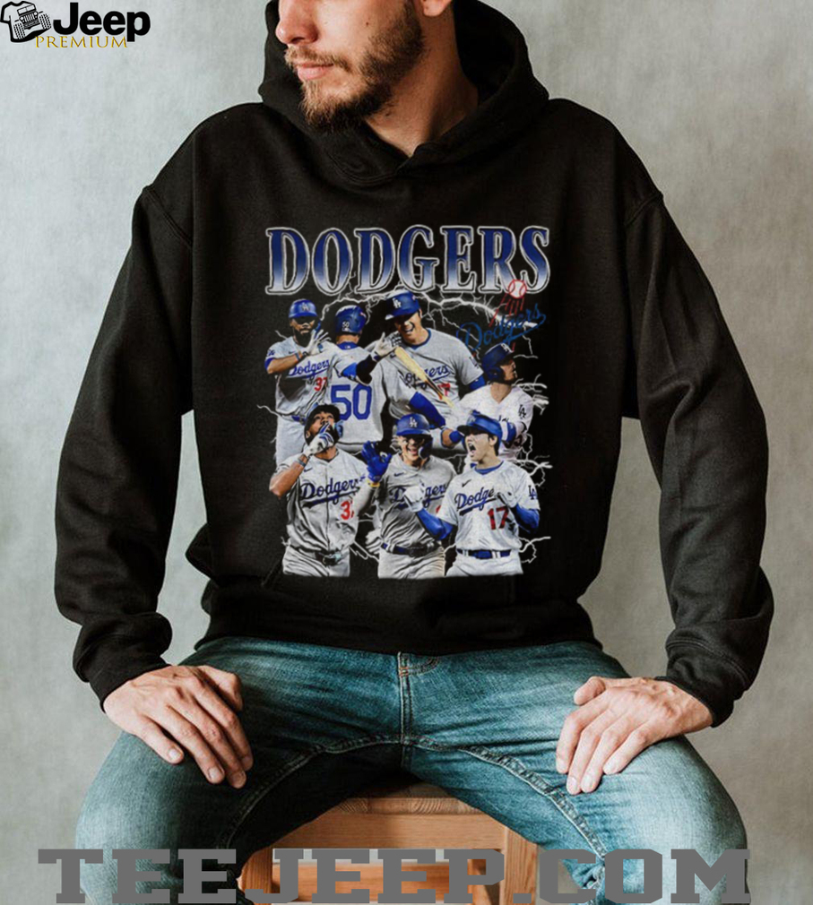 Los Angeles Dodgers All Team 2025 World Series MLB Champions Storm graphic shirt Los Angeles Dodgers All Team 2025 World Series MLB Champions Storm graphic shirt